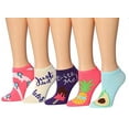 thumbnail image 3 of Tipi Toe Women's 20 Pairs Colorful Patterned Low Cut/No Show Socks NS185-AB, 3 of 5