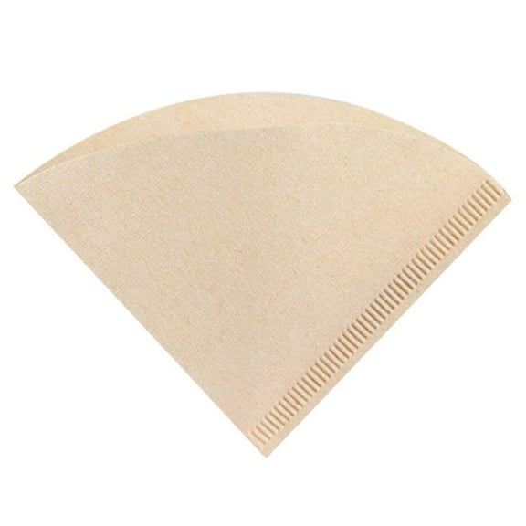 100pcs Coffee Filter Paper - Best Disposable V-Shaped Unbleached Filters for V60 Coffee Dripper Filter Cup Drip Paper V60 Filter Drip Coffee Accessories