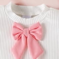 thumbnail image 5 of UAYOTSE Baby Girl Clothes Newborn Tops Ruffle Sleeve Short Jeans Skirt Infant Outfits Set,Sizes 6-12 Months, 5 of 9