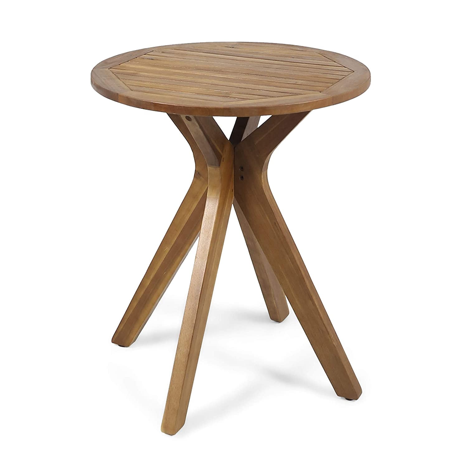 Christopher Knight Home 304870 Brigitte Outdoor Round Acacia Wood