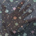 thumbnail image 3 of Space Tulle Curtains with Rod Pocket, Alien Planets with Shooting Stars and Polka Dots Galaxy Heavenly Bodies Asteroid, Sheer Drape for Wedding Party 2 Panels, 7 Sizes, Multicolor, by Ambesonne, 3 of 3
