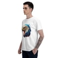 thumbnail image 2 of Colorful Eagle Men's T-Shirt Cotton 100% Summer Tops Fashion Casual Colorful Eagle Short Sleeves for Men Women Round Collar Top Tees, 2 of 6