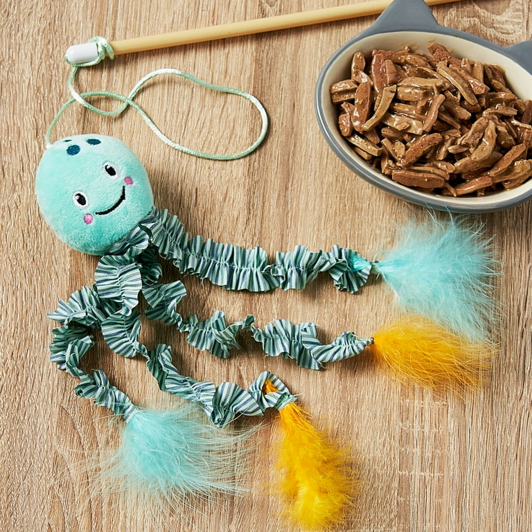 Vibrant Life Cat Toy Jellyfish Teaser with Catnip Walmart