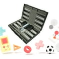 thumbnail image 2 of 2 Player Backgammons Set Backgammons Board Game Set Travel Folding Board Game Case Easy to Use, 2 of 7