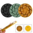 thumbnail image 5 of BUYISI 1pc 4Inch 100mm Dry/Wet Diamond 3 Step Polishing Pads Abrasive SandingWet Buff Disc Abrasive For Sanding Marble Granite Concrete 3PCS, 5 of 7