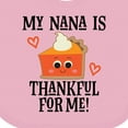 thumbnail image 4 of Inktastic Thanksgiving Nana Thankful for Me Boys or Girls Baby Bib, 4 of 4