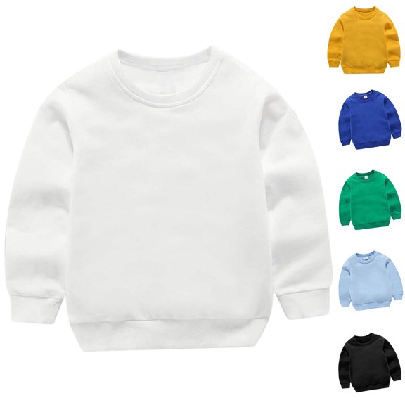GERsome Boys' Fleece Crew Neck Long Sleeve Sweatshirt - Soft Pullover Sweaters for Youth Kids Boys & Girls