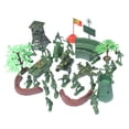 thumbnail image 5 of Los soldados de juguete modelo del plástico del playset 37pieces los 5cm figuran los accesorios de los hombres del ejército SM SunniMix Soldado de juguete de plástico, 5 of 5