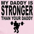 thumbnail image 2 of CafePress - My Daddy Is Stronger Than Your Daddy Body Suit - Baby Light Bodysuit, Size Newborn - 24 Months, 2 of 4
