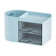 thumbnail image 2 of Makeup Desk Cosmetic Storage Box Organizer with Drawers for Dressing Table, Vanity Countertop, Bathroom Counter, Elegant Vanity Holder for Brushes, Eyeshadow, Lotions, Lipstick and Nail Polish, 2 of 8