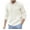 White, variant on DondPO Long Sleeve Shirts for Men Men'S T-Shirts Men's Baggy Cotton Linen Hooded Pocket Solid Long Sleeve Retro T Shirts Tops Mens Shirts Mens Tops Black L