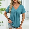 thumbnail image 6 of Cute Summer Tops For Women Y2K 3/4 Length Sleeve Womens Tops Plus Size Tunic Womens Blouses Dressy Casual Sexy T Shirts For Women Trendy Pack, 6 of 6