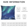 JEUXUS Pillowcase Piece Queen Size,Northern Lights Aurora Borealis UK