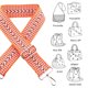 thumbnail image 3 of Correas de bolso cruzado con múltiples patrones, bordado Retro Jacquard de repuesto ajustable, 3 of 5