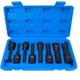thumbnail image 1 of Juego de dados de impacto con punta hexagonal y llave Allen de 1/2 pulgada Dinheiro H5-H19, 1 of 5