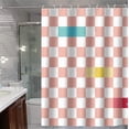 thumbnail image 3 of SIYTUAU Stylish Waterproof Shower Curtain Four Piece Set For Bathroom Dry And Wet Separation Non Slip Mat Set Easy To Clean Cloth, 3 of 5
