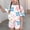 Multicolor, variant on Cethrio Girls Summer Outfit Sets, Two Piece Short Sleeve Casual Fashion Kids' Clothing Sets Multicolor Size 3-4T