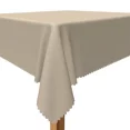 thumbnail image 2 of Tchckioa 70x70 Inch Taupe Tablecloth for Restaurant Decor,Square Stain Proof Table Cloth Cover, 2 of 5