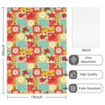 thumbnail image 2 of 2 Pcs Pioneer Flower Floral Print Pattern Kitchen Towels, Funny Microfiber Dish Towel Set, 18" X 26" Tea Towels, 2 of 6