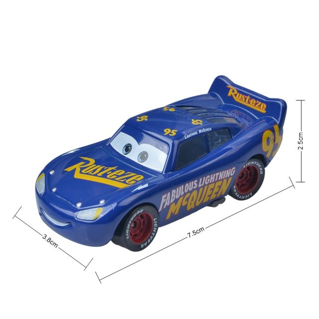 Nuevo Hot Disney Pixar Cars 3 Lightning McQueen Jackson Storm Ramirez 1:55 Diecast Metal aleación modelo coche juguete para niños regalos Gao Jinjia LED