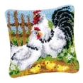 thumbnail image 4 of Popular DIY Latch Hook Rug s Chicken Pattern Pillow Case, 4 of 9