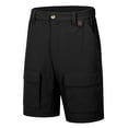 thumbnail image 2 of Little Donkey Andy 11 Inch Inseam Hiking Cargo Shorts for Men Quick Dry Stretch Lightweight for Golf Casual Black S, 2 of 7