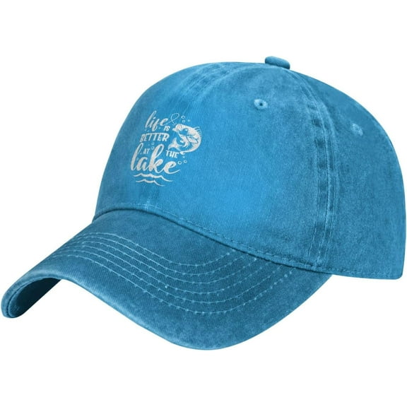 Cap Life is Better at The Lake Hat for Men Baseball Caps Trendy Caps