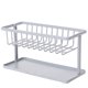 thumbnail image 1 of Cateissary 2 La capa de esponja de lavabo de baño drenaje estante de cocina, baño estante de almacenamiento filtro organizador Almacenamiento y organización del hogar Gris Cateissary HA001792-02B, 1 of 6