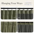 thumbnail image 3 of NICETOWN Sage Green Velvet Curtains 84 Inches Long for Dining Room, Pinch Pleated Luxury Elegant Decorative Thermal Insulated Room Darkening Velvet Window Treatments, 40"x84", 2 Panels, 3 of 9