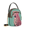 thumbnail image 7 of FORMRS Crossbody Bag for Women Quilted Travel Shoulder Cell Phone Purse with Chain Strap Handbag, Big Pink Cheetah, 7 of 7