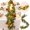 B, variant on 190cm LED Vine with Fairy Lights for Home Decoration Realistic Greenery Leaf Impressions Indoor Wall Shelf Party Battery Operated Novelty Polyester Material