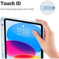 thumbnail image 4 of KOMI Blue iPad 10.9 Inch Tablet Case with Pencil Holder, Flexible TPU Back Shell, Smart Trifold Stand, 4 of 5