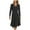 Black Sweater Dress, variant on Womens Fall Dresses High Waisted Long Sleeve Crewneck Knee Length Chunky Knit Bodycon Sweater for Winter