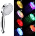 thumbnail image 2 of Handheld, Water-Saving, High-Pressure Bathroom Fixture for A Multicolored Bath Experience 7-Color LED Shower Head, 2 of 8