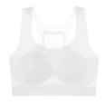 thumbnail image 5 of Wuxian Girls Bras Crop Top Bra Seamless Sports Bra Training Bras Wireless Light Padded Bralette Lightweight Seamless Kids Bra,White, 5 of 5
