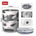 thumbnail image 4 of Camouflage 12oz Stainless Steel Coffee Mug – Double-Wall Insulated Cup with Spill-Resistant Lid, 360° Full-Print Design, Keeps Drinks Hot & Cold for Home, Office, Travel, Thanksgiving,Christmas, 4 of 5