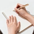 thumbnail image 4 of Clearance Under $1, 1 Pack 0.7mm Ballpoint Pen, Smooth Writing Plastic Pen for Office and Journaling, Detachable & Refillable Design for Daily Use, 12.3cm(Gold), 4 of 5