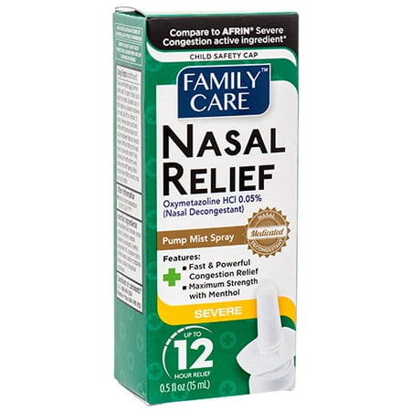 New 377155  Family Care Severe Nasal Relief Spray 0.5 Oz (24-Pack) Cough Meds Cheap Wholesale Discount Bulk Pharmacy Cough Meds Acne (Best Over The Counter Acne Medicine For Adults)
