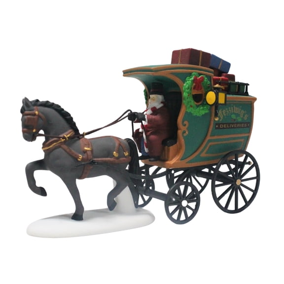 Department 56: 58400 The Fezziwig Delivery Wagon | Worn Box