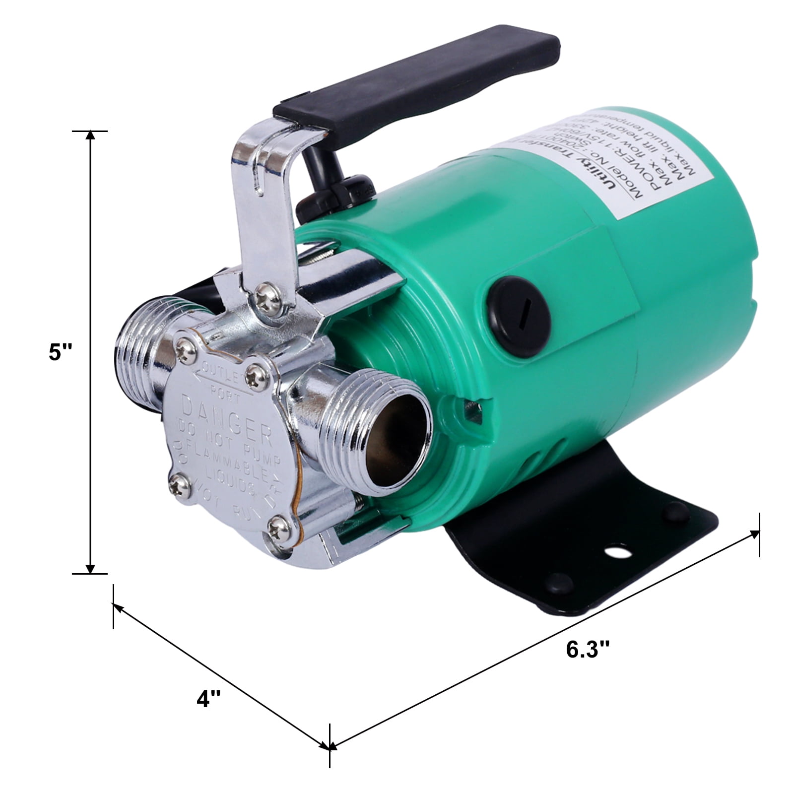 Water Transfer Pump 330GPH, 115V Portable Electric with Hose for Pool, Hot Tub