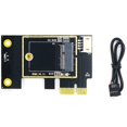 thumbnail image 2 of Tarjeta Adaptadora de Tarjeta de Red InaláMbrica NGFF M.2 una PCIE Compatible con Tarjeta de Red 7260 8265 1650 1675X AX200 AX210, 2 of 5