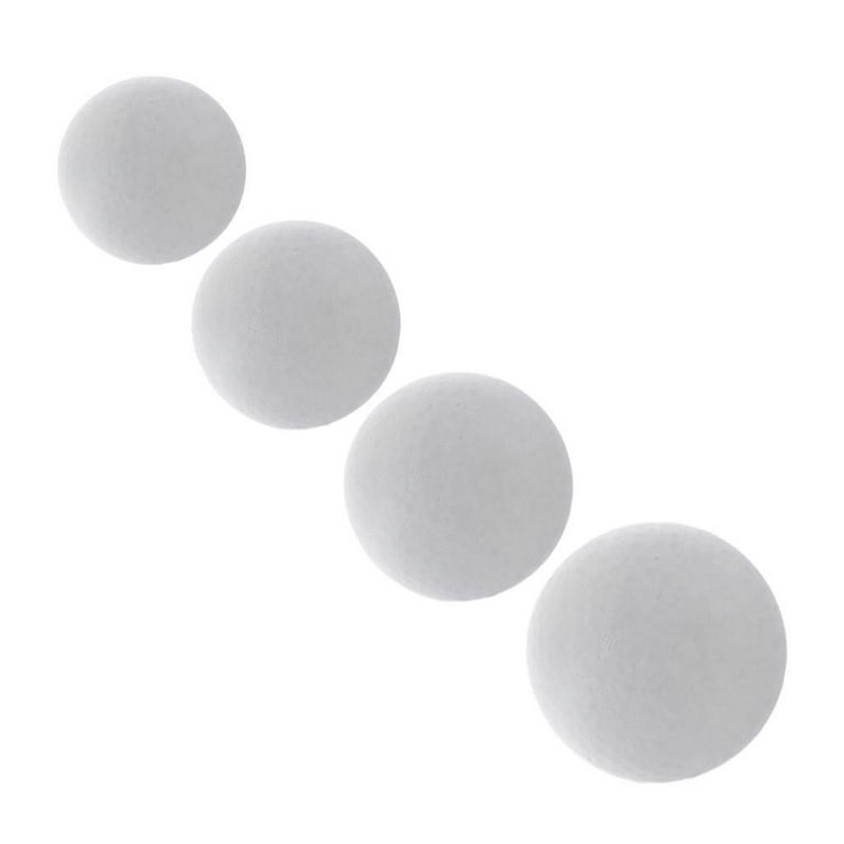 Gerich Blank Round Solid Polystyrene Foam Ball for Wedding Craft 