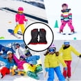 thumbnail image 3 of Yuarrent 1 par de guantes de nieve gruesos para mujer, accesorio de ropa de invierno sencillo, guante de esquí, calentador de manos deportivo Type2 NO2, 3 of 6