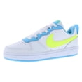 thumbnail image 5 of Nike Court Borough Low 2 GS Boys Shoes Size 7, Color: Summit White/Volt/Baltic Blue, 5 of 5