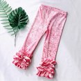 thumbnail image 2 of UAYOTSE Girls Ruffles Leggings Cotton Pants Kids Stretchy High Waist Legging 1 6 Years,Sizes 2-3 Years, 2 of 9