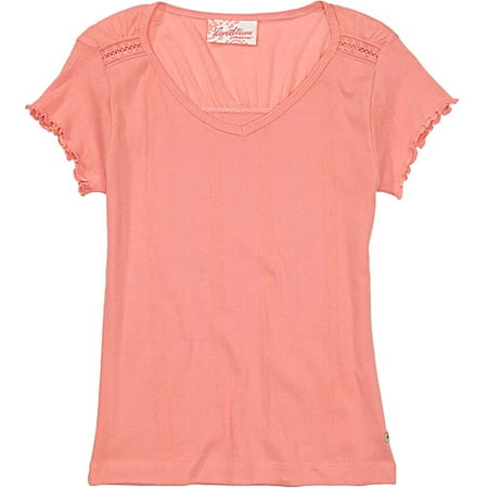 Levi Strauss Signature - Women's Beaded V-Neck Top