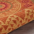 thumbnail image 5 of 6â€™ Round Orange Decorative Area Rug, 5 of 8