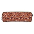 thumbnail image 2 of Ratiio American Football1 Pattern Leather Pencil Case, Pencil Pouch with Durable Zipper, Compact and Stylish Organizer for Stationery, Art Supplies, Travel Essentials, 2 of 8