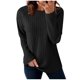thumbnail image 3 of Tops formales,Blusa informal de manga larga con cuello redondo para mujer, de poliéster, con estampado suave para uso diario, sopatenor, 3 of 9