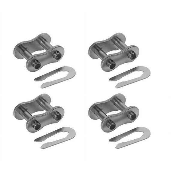 Jeremywell 4-PIECES 35NP Nickel Plated Connecting Link, Roller Chain Master Links